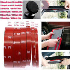 6-20mm 3m Rubber Foam Double sided Tape for Car Interior Accessories