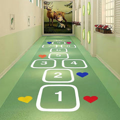 27pcs Heart Shape Carpet Markers for Preschool Classroom