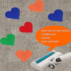 27pcs Heart Shape Carpet Markers for Preschool Classroom