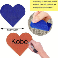 27pcs Heart Shape Carpet Markers for Preschool Classroom