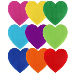 27pcs Heart Shape Carpet Markers for Preschool Classroom