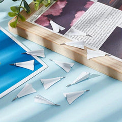 12Pcs Airplane Push Pins Aircraft Decorative Thumbtacks For Wall Map Cork Board