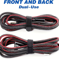 10PCS Reusable Cable Ties with Carabiners for Cable Management