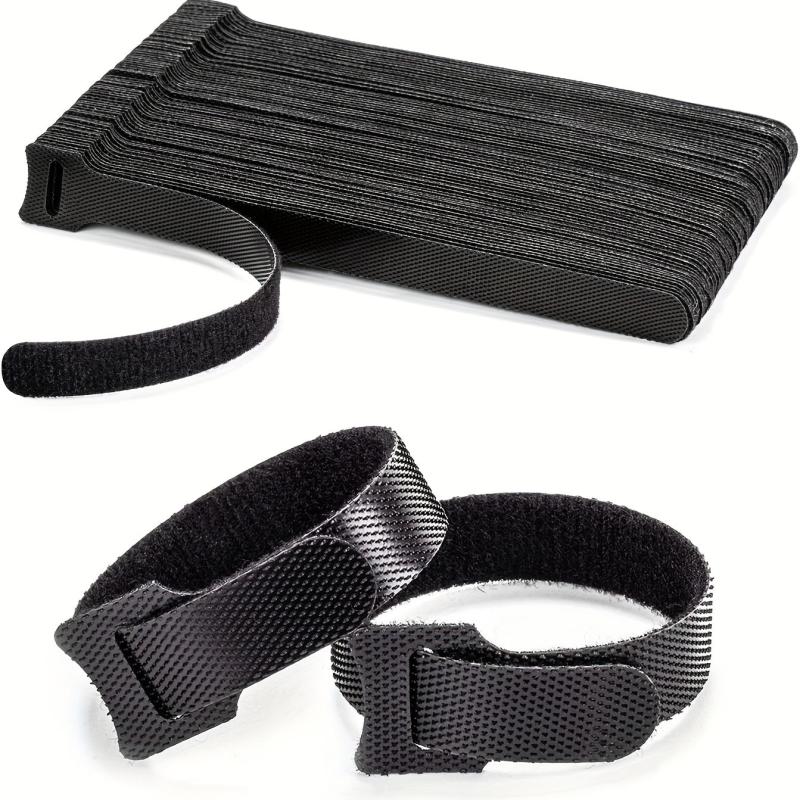 10PCS Reusable Cable Ties with Carabiners for Cable Management