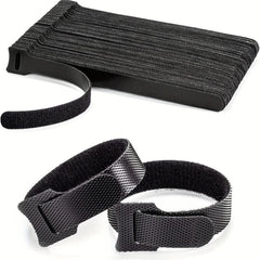 10PCS Reusable Cable Ties with Carabiners for Cable Management