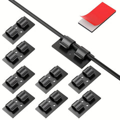 Double Hook Cable Clips UV Resistant Material Light Clips 20PCS