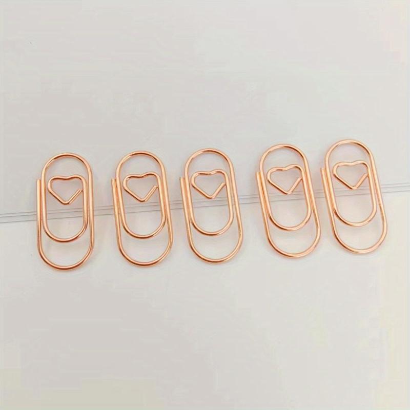 100pcs Mini Love Paper Clips for Office Use