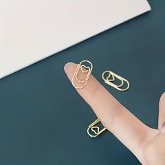 100pcs Mini Love Paper Clips for Office Use