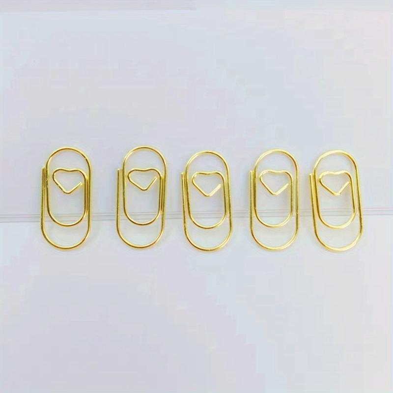 100pcs Mini Love Paper Clips for Office Use