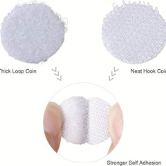 1500pcs 10mm Hook And Loop Dots Adhesive Coins for Classroom Office