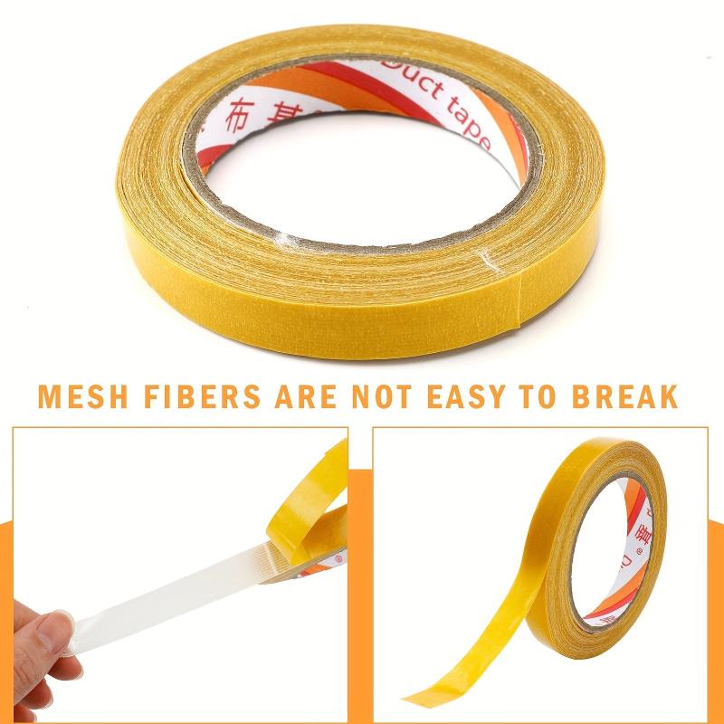 Double Sided Tape Clear Carpet Fabric Tape 0.6in x 66ft