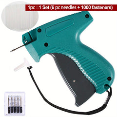 Clothes Tag Gun Retail Tagging Machine With 6 Pins And 1000 Barb Fasteners