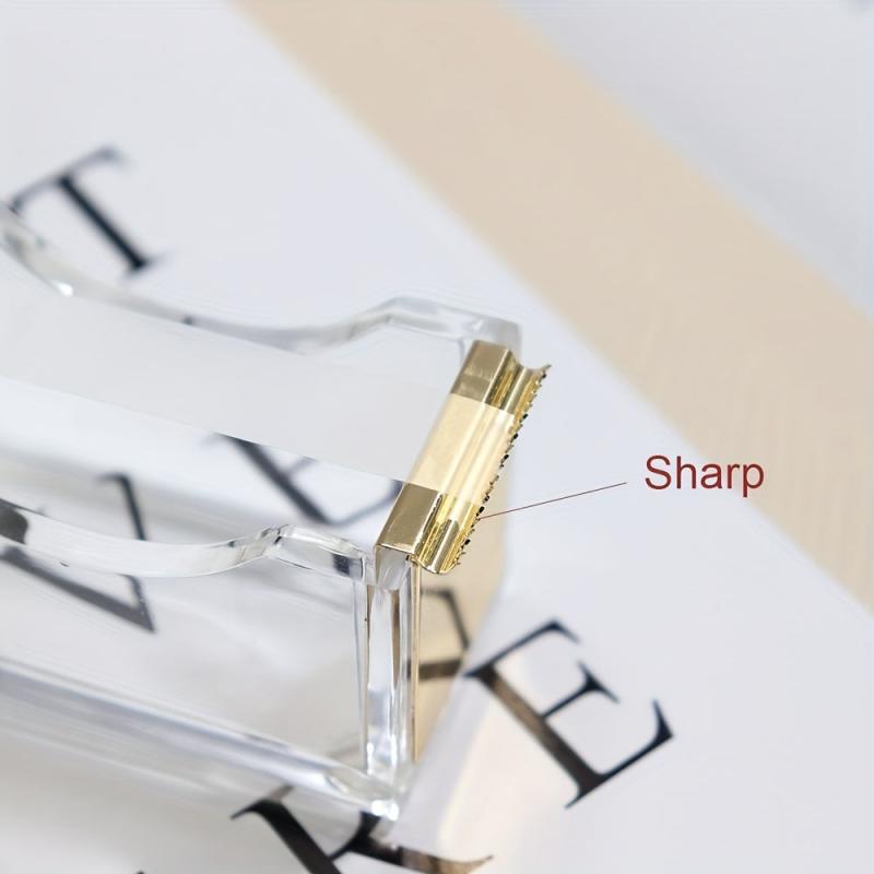 Acrylic Tape Holder Cutter for Office Scenes