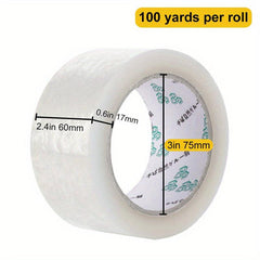 Packaging Tape 4.83cm/100yds or 6.1cm/100yds