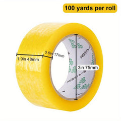 Packaging Tape 4.83cm/100yds or 6.1cm/100yds