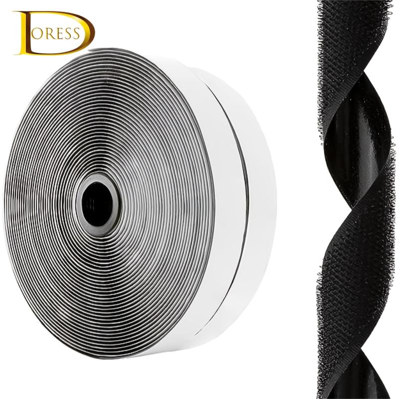Hook And Loop Tape Sticky Back Fastener Roll Self Adhesive Strips