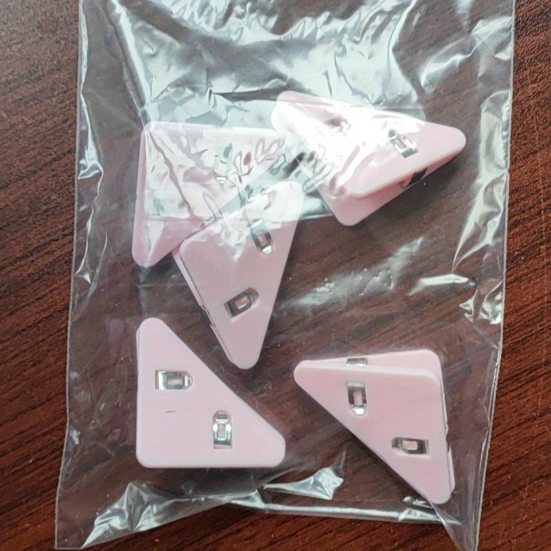 Triangle Corner Clip Folder A4 Bill Plastic Clip 50-70 Sheets Storage Office