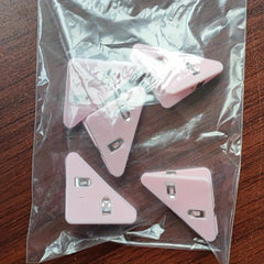 Triangle Corner Clip Folder A4 Bill Plastic Clip 50-70 Sheets Storage Office