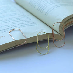 300pcs Colorful Reusable Paper Clips in Acrylic Box