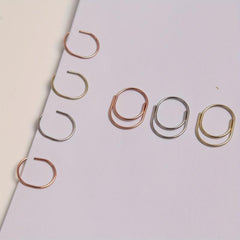 15pcs 25mm Paper Clips 3 Colors Nickel Plated School Stationery Supplies