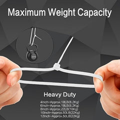 500pcs+ Zipper Ties for Camping & Travel Essentials