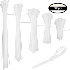 500pcs+ Zipper Ties for Camping & Travel Essentials