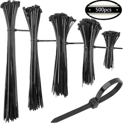 500pcs+ Zipper Ties for Camping & Travel Essentials