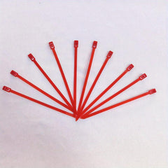 20cm 10pcs Reusable Ties Nylon Ties Tensile Strength Wire Management Cable Ties