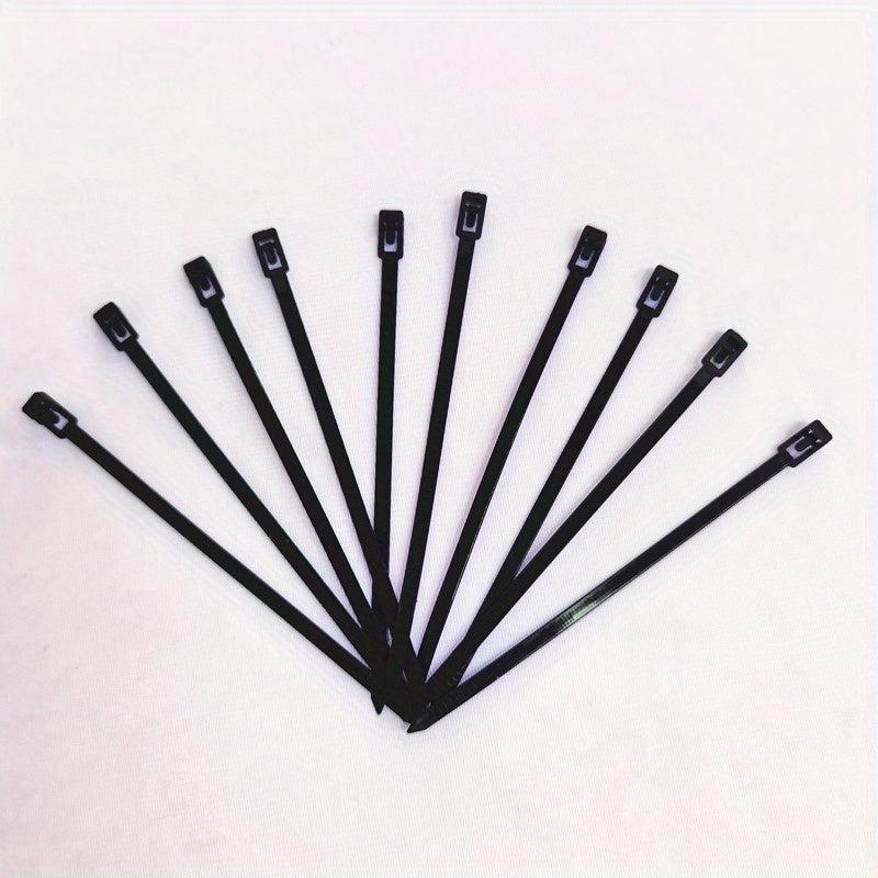 20cm 10pcs Reusable Ties Nylon Ties Tensile Strength Wire Management Cable Ties
