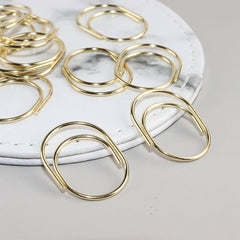 15pcs Mini 25mm Paper Clips for Planners & Office Supplies