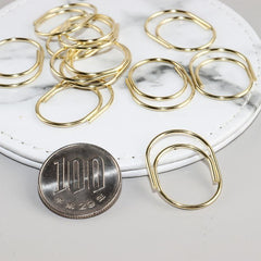 15pcs Mini 25mm Paper Clips for Planners & Office Supplies
