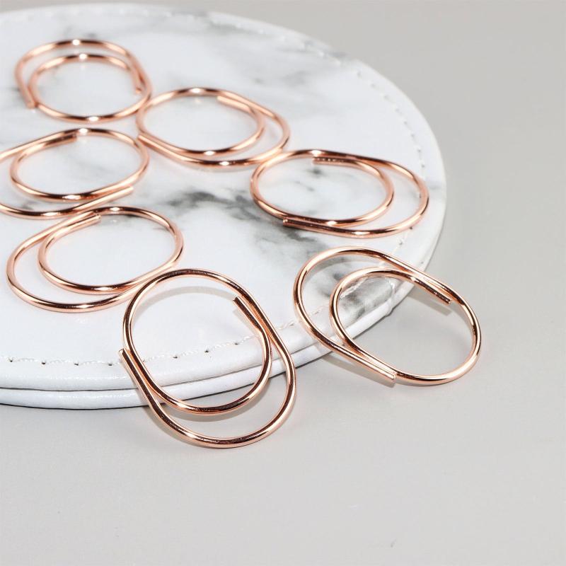 15pcs Mini 25mm Paper Clips for Planners & Office Supplies