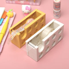 Desktop Transparent Tape Cutter Stacking Stationery