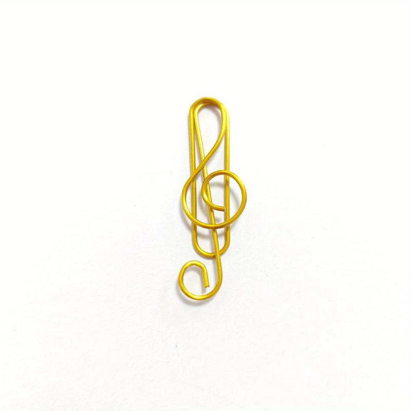 10pcs Colorful Music Paper Clips Bookmark Notes Clips