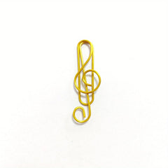 10pcs Colorful Music Paper Clips Bookmark Notes Clips