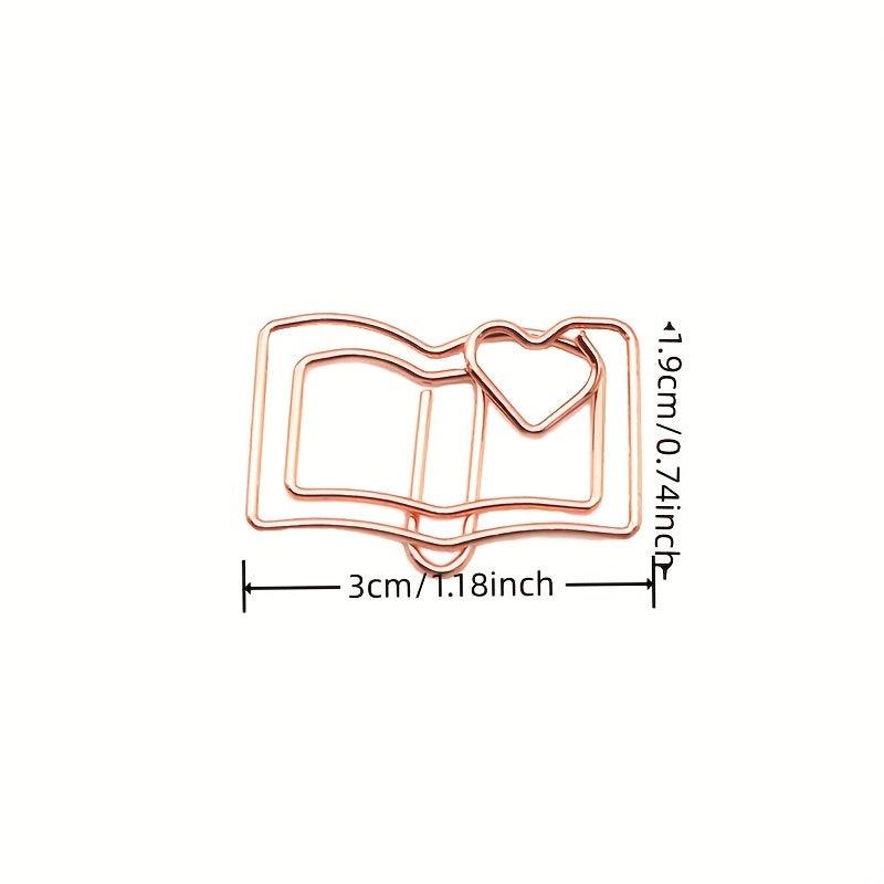 Cartoon Paperclip Metal Bookmark Learning Stationery