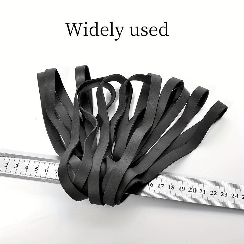 50-Piece Rubber Bands for Everyday Use, Strong and Elastic, Office and School