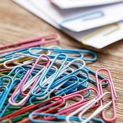 30 50 Mixed Colors Jumbo Paper Clips 100mm - Office School Filing Sorting Tool