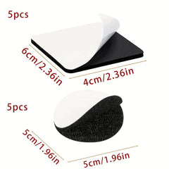 Self Adhesive Hook And Loop Strips Double Sided Interlocking Tape