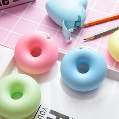 Donut Shaped Tape Dispenser for Stylish Desk Organization