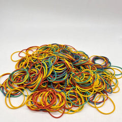 Colorful Rubber Ring Leather Band