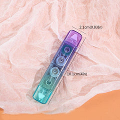 Colorful Correction Tape & Double Sided Tape Roller 5.08cm - Permanent Adhesive