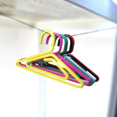 50pcs Mini Coat Hanger Paper Clips Metal Paper Files Holder