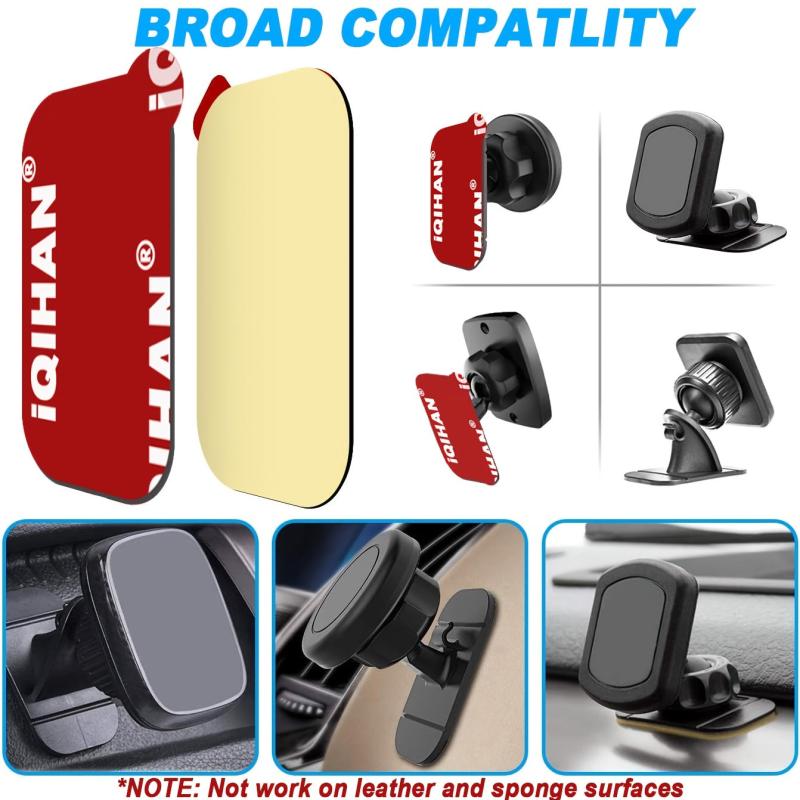 6pcs Car Phone Holder Adhesive Sticker Heat Resistant