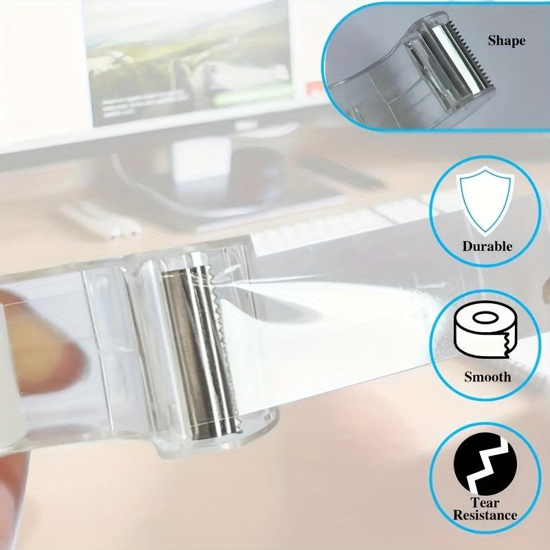 Transparent Tape Dispenser Set 1 78x4572 0 Cm Per Roll