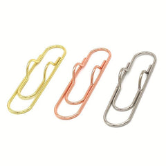 2pcs Metal Pen Clips Bookmarks For Notebooks Paper Clip Stationery
