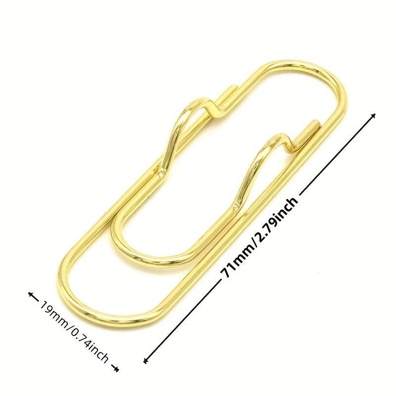 2pcs Metal Pen Clips Bookmarks For Notebooks Paper Clip Stationery