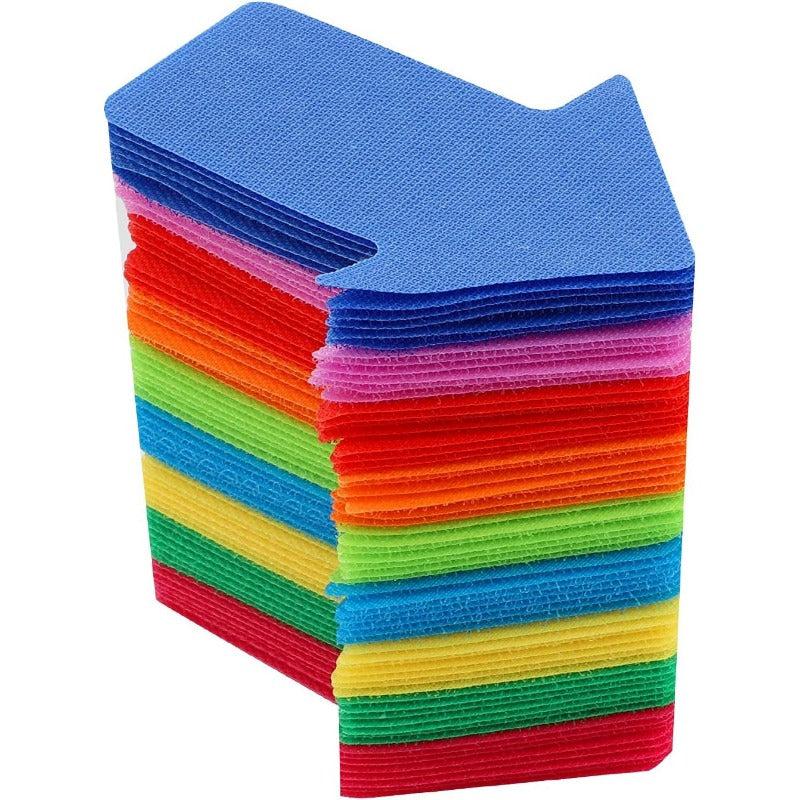 45pcs Carpet Markers for Classroom Social Distancing & Group Activity Game