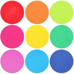 45pcs Carpet Markers for Classroom Social Distancing & Group Activity Game