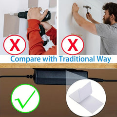 15Pcs 2 Inch Hook And Loop Tape Double Sided Sticky Back Fastener Roll